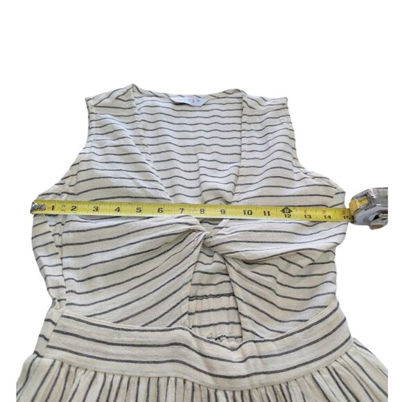 Compañía Fantástica Striped Cotton Sleeveless Cutout Midi Dress – Size S - Picture 8 of 11